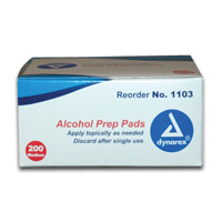 Image of Alcohol Wipes (200/box)